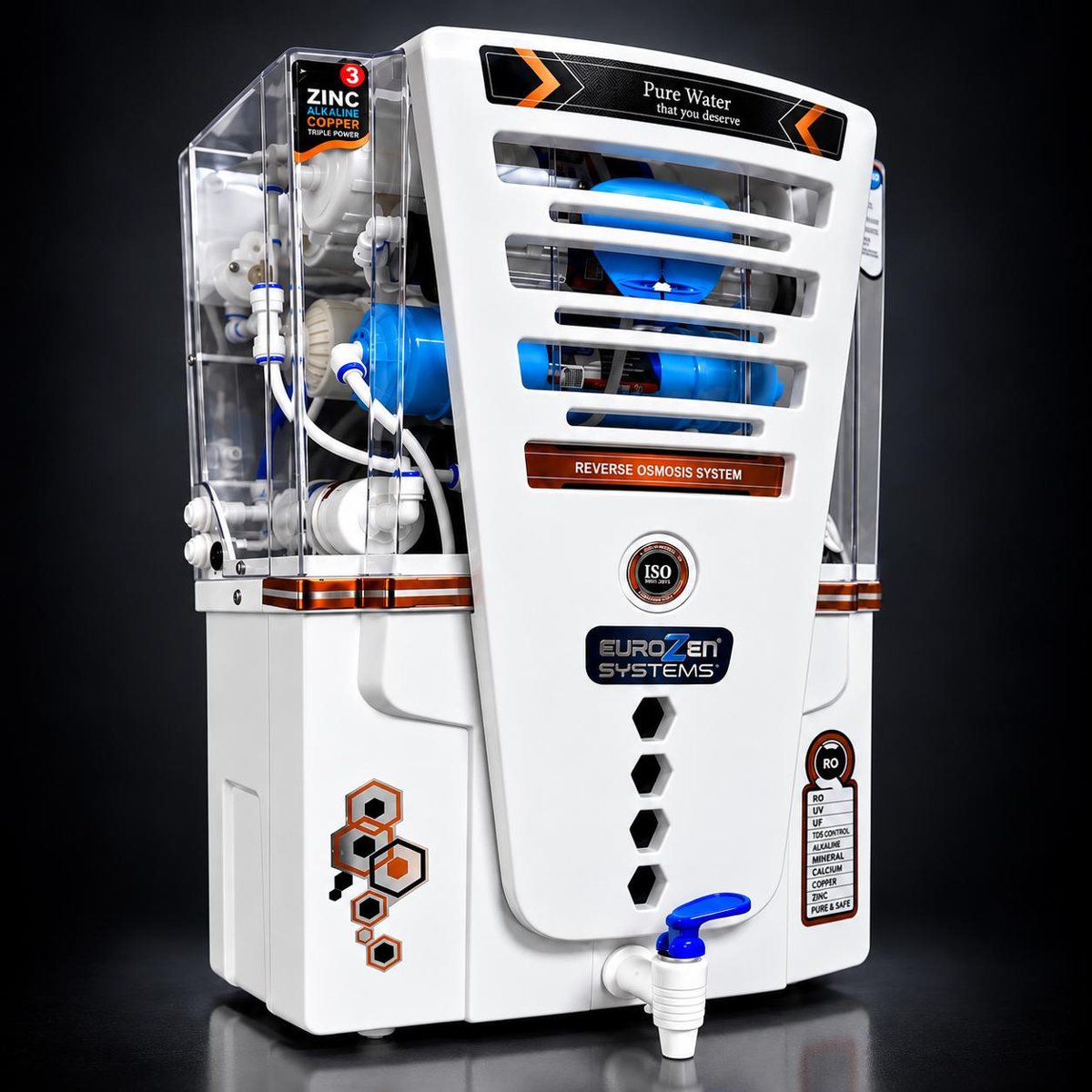 Eurozen White Crystal RO water purifier